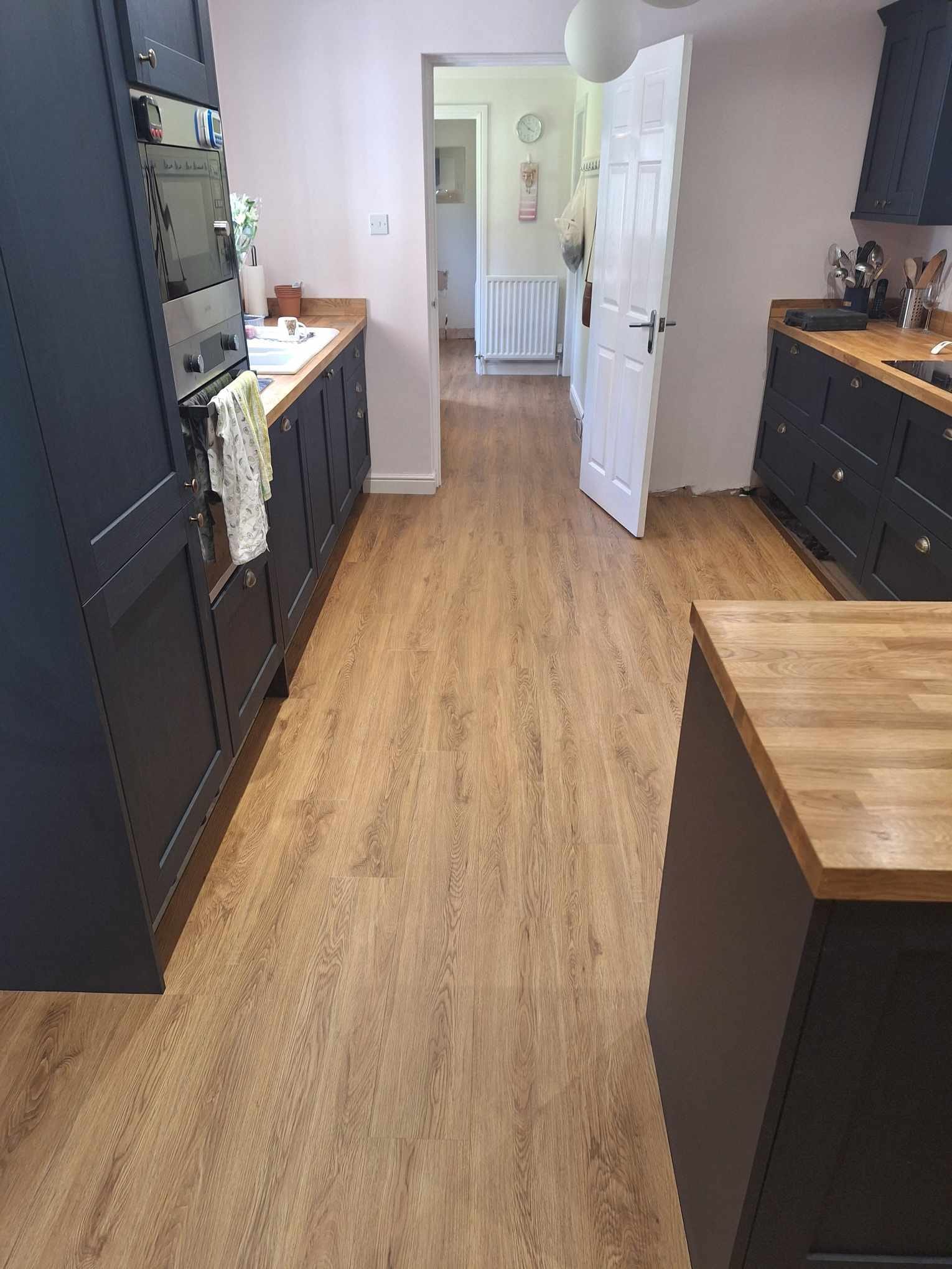 Completed flooring installation by Marton Flooring Services