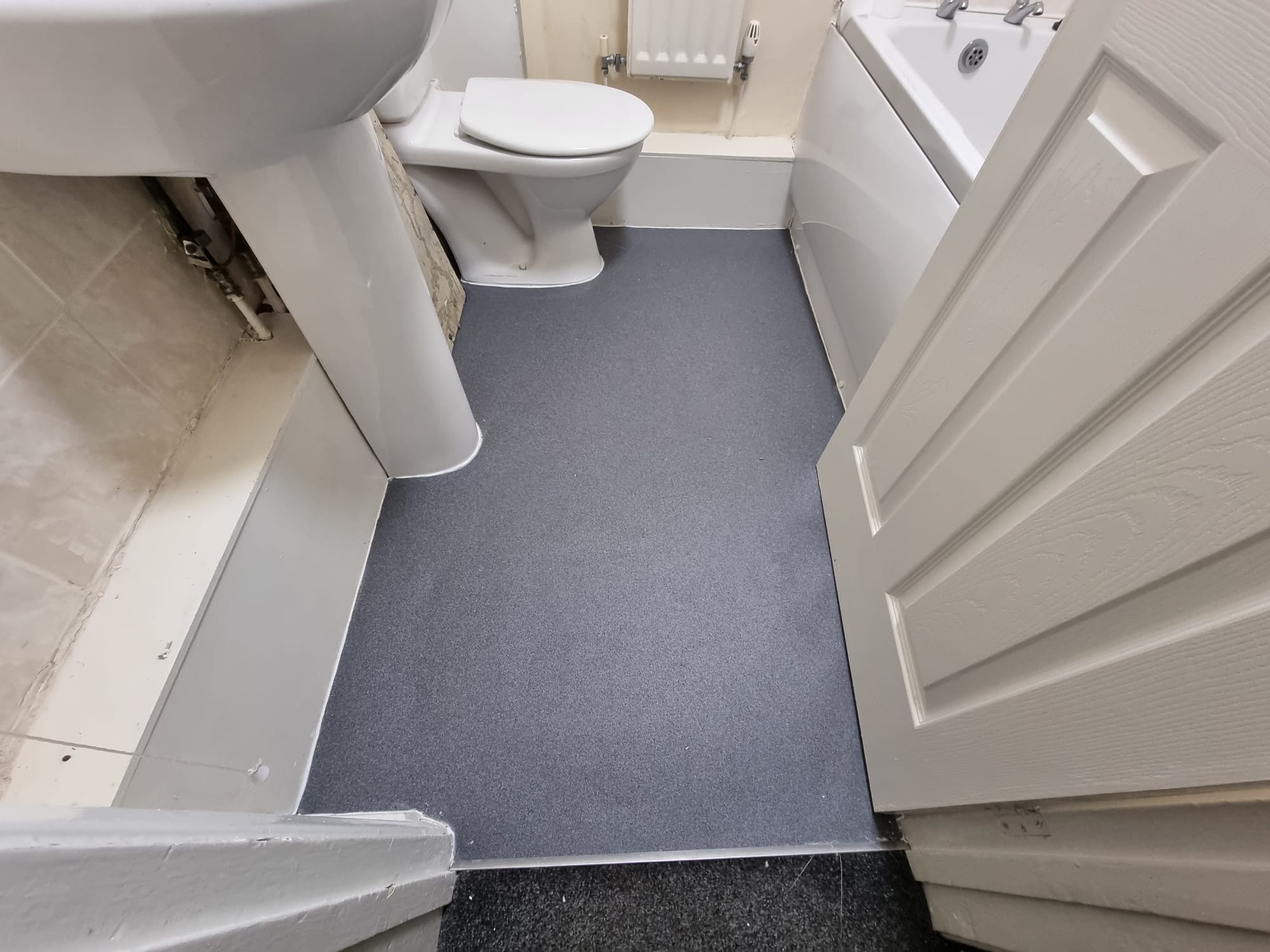 Finished floor fitted by Marton Flooring Services