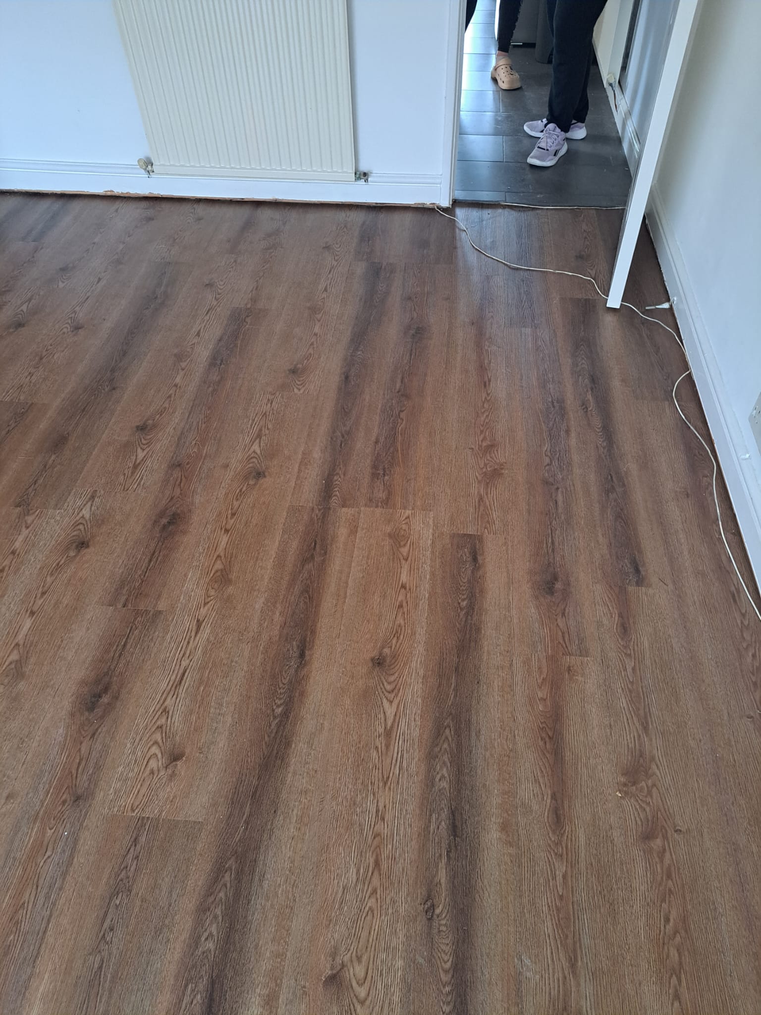 Newly fitted floor by Marton Flooring Services