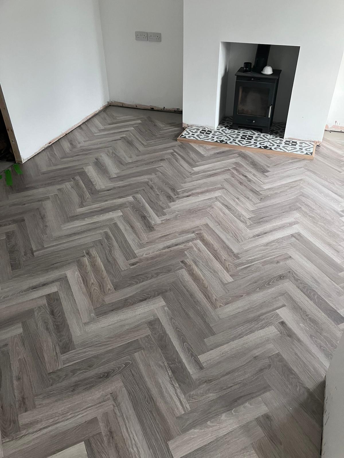 Finished flooring installation by Marton Flooring Services